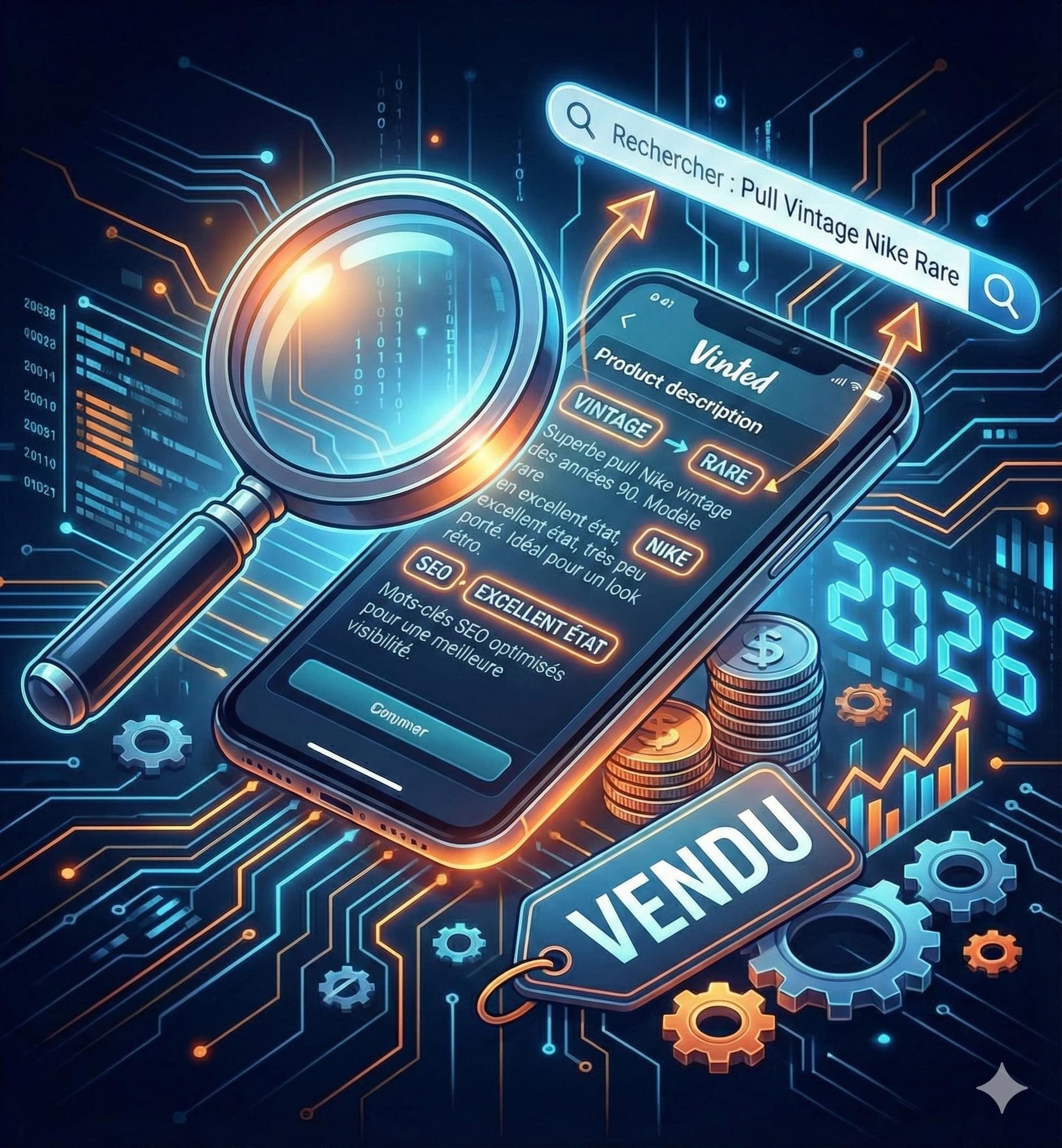 Description Vinted qui Vend : 8 Techniques SEO 2026