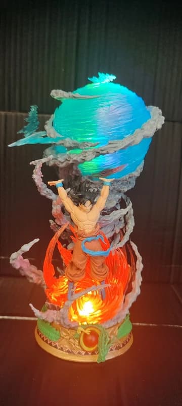 Photo produit Vinted figurine avant, Goku fond sombre