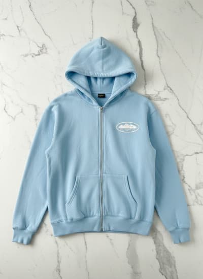 Hoodie bleu ciel